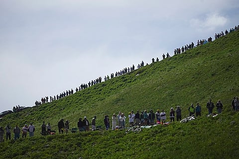 Spectators during Tour De France 2024 Stage 4